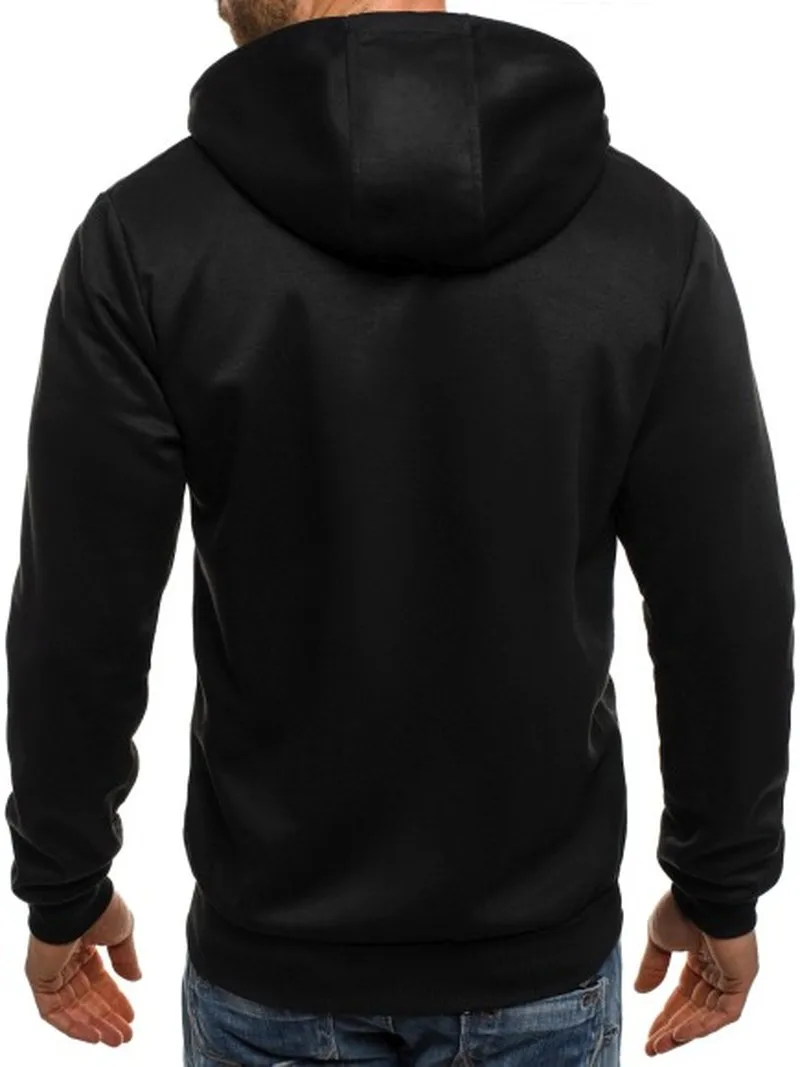 ZOGAA мужская спортивная толстовка повседневная одежда на молнии модные