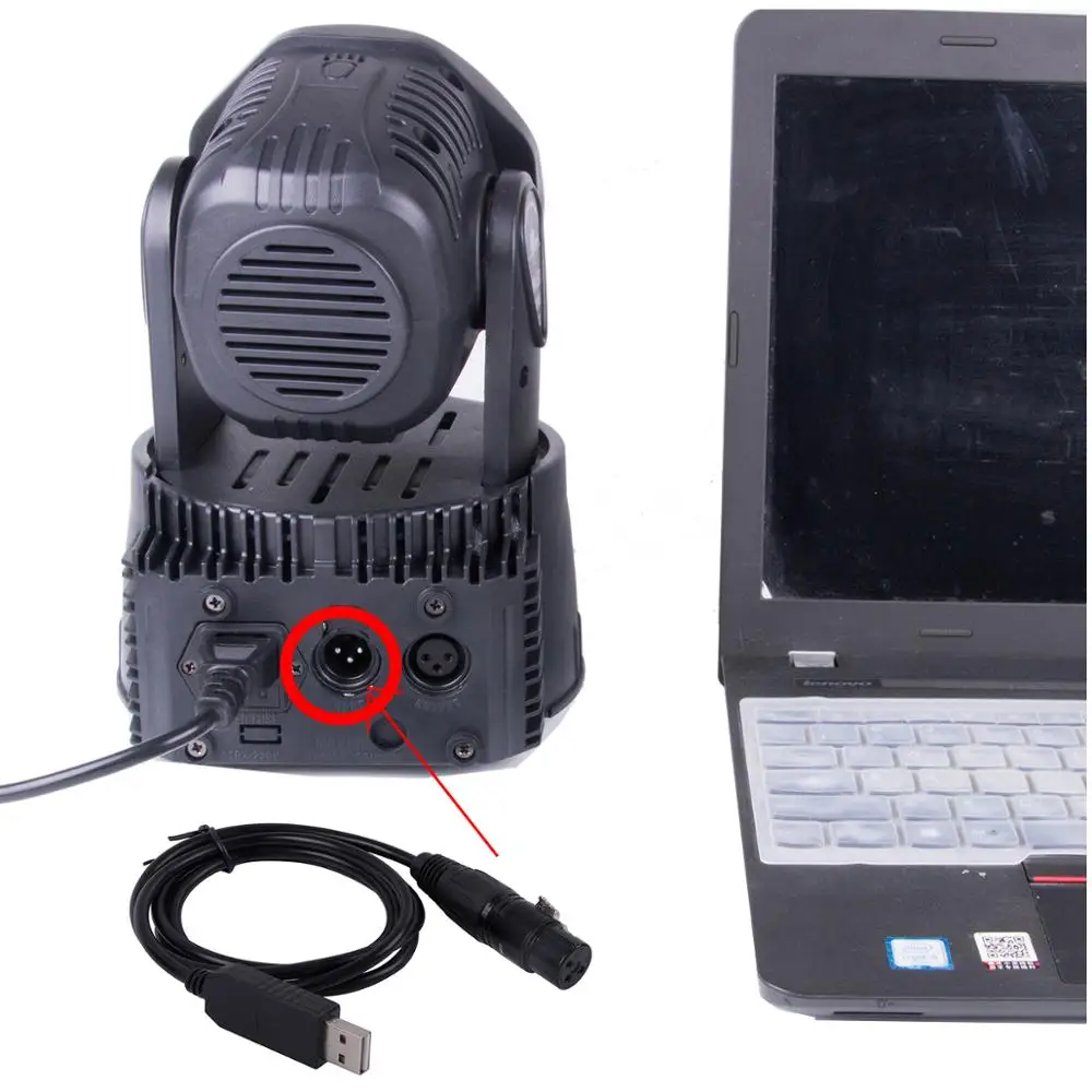 Кабель-переходник DMX на USB для сценического освещения контроллер Dmx ПК диммер DMX512
