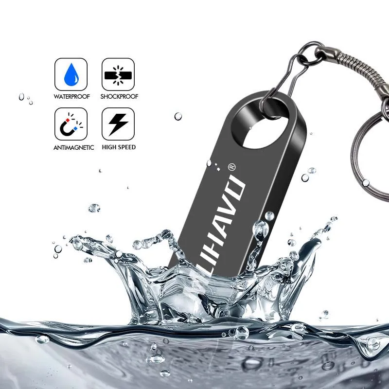 Ручка-накопитель 64 ГБ 32 usb флеш-накопитель 128 16 металлическая флешка 8 4 Гб память