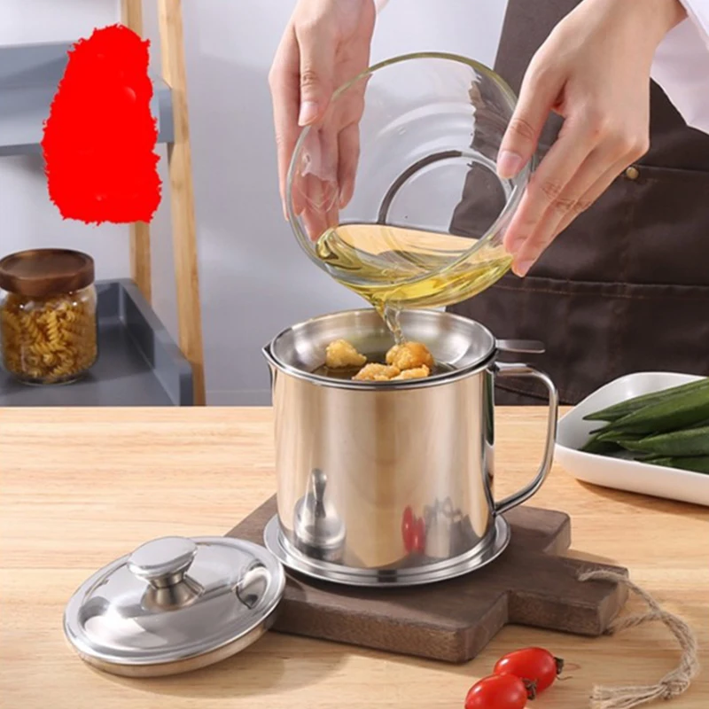 Контейнер для смазки бекона из нержавеющей стали | Дом и сад