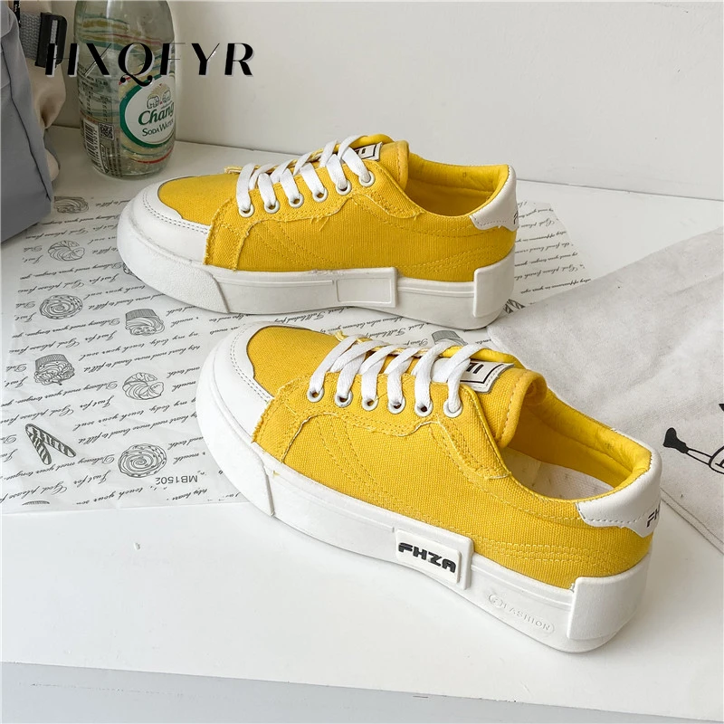 

Женские кроссовки на платформе, удобные повседневные кроссовки на шнуровке, на вулканизированной подошве, обувь для бега, Новинка осени 2021