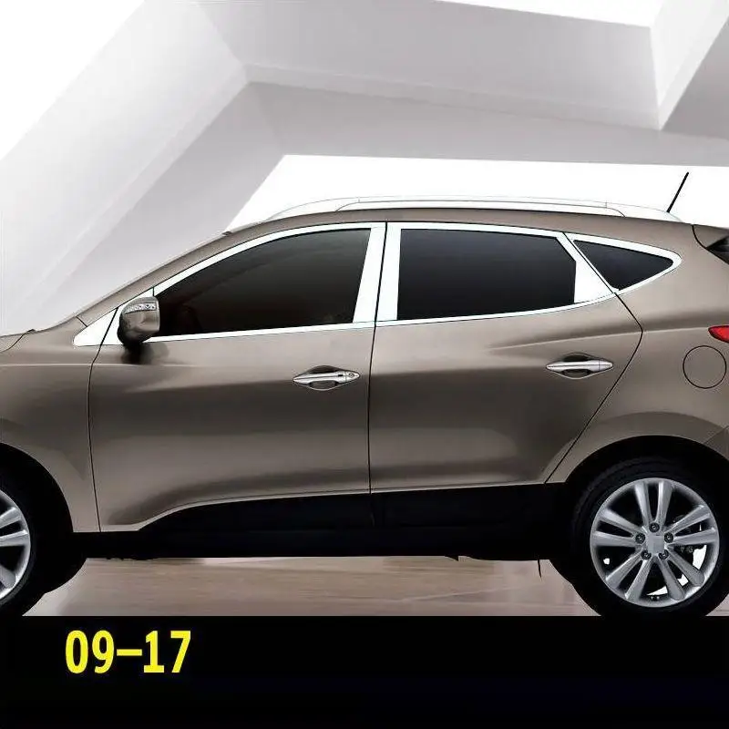 Хром Авто модифицированное окно внешние аксессуары молдинги Стайлинг