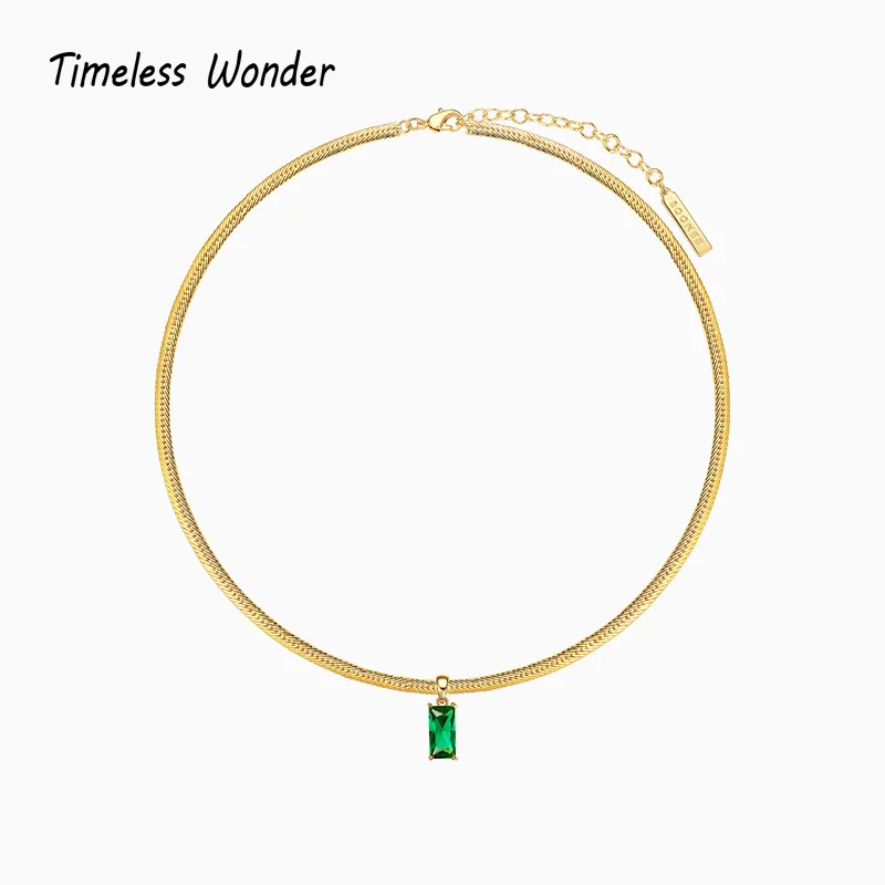 

Женское Ожерелье-чокер с цирконием и змеиной цепочкой