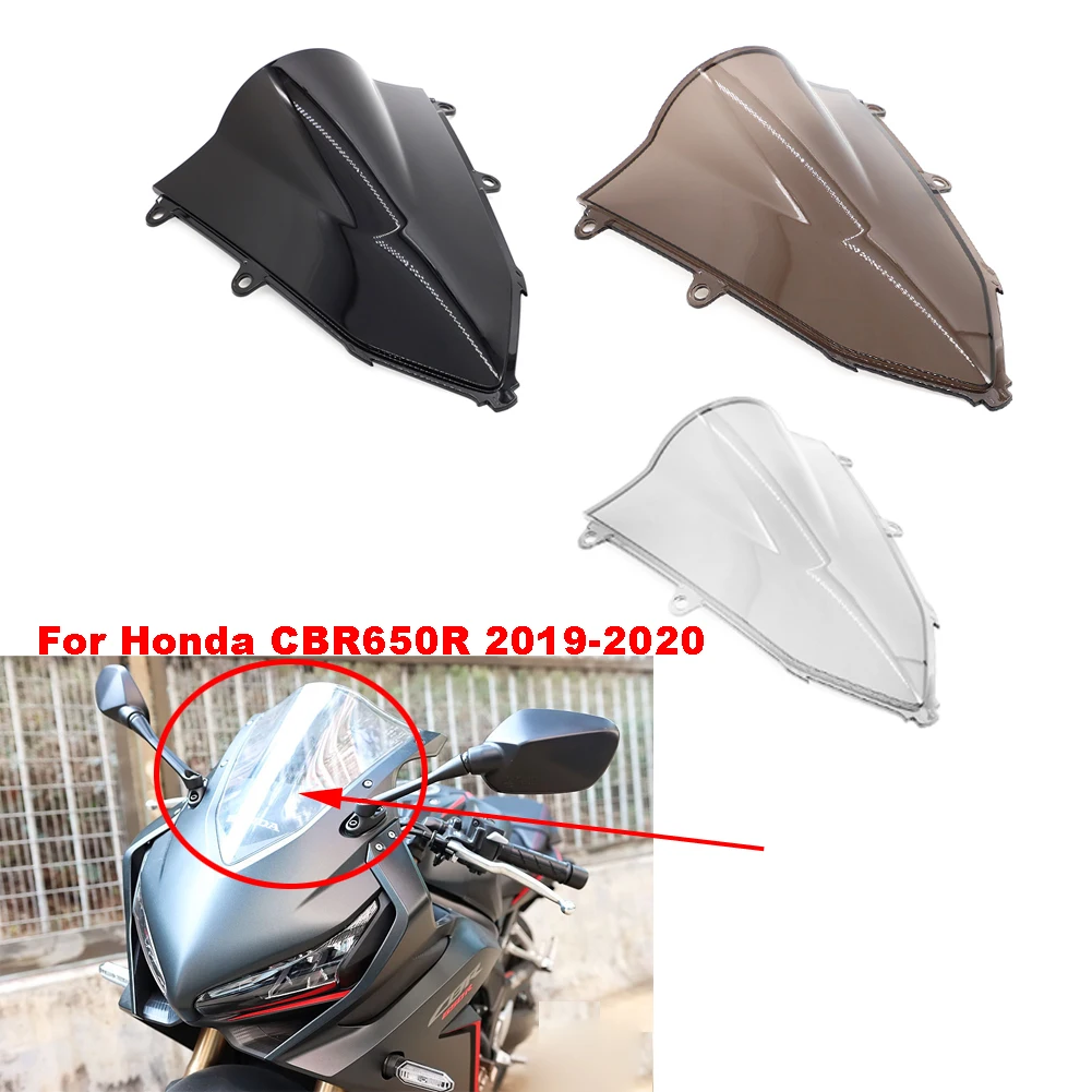 Для Honda CBR 650 R CBR650R 2019 2020 мотоцикл двойной пузырьковый ветровой экран лобовое