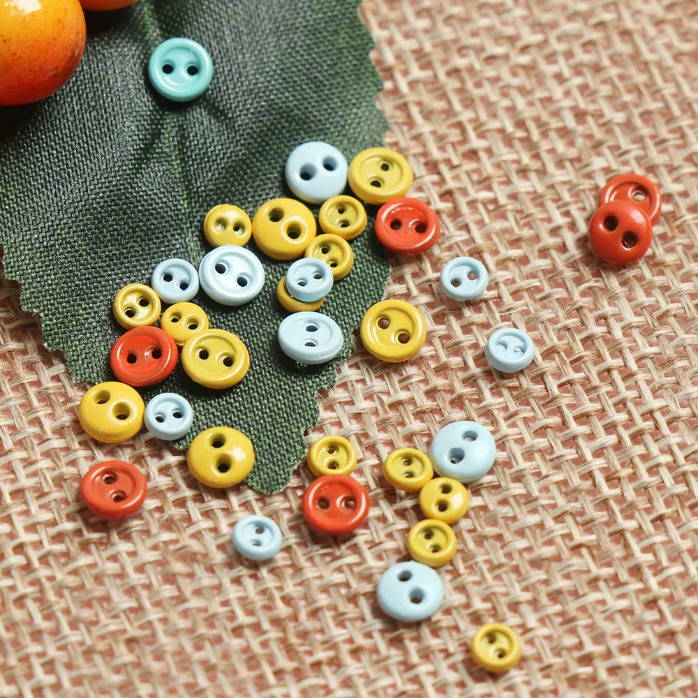 20 шт 3/4 мм мини круглые кнопки металлические пряжки два отверстия фаршированные