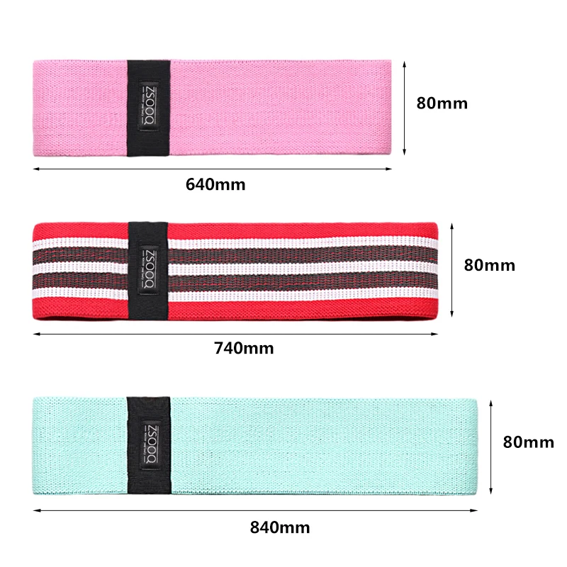 Тренировочная хип Окружная лента для йоги нескользящая спортзала фитнеса
