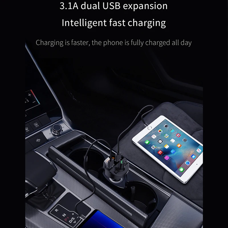 Автомобильный Fm трансмиттер с двумя USB портами Bluetooth 5 0 MP3 модулятор автомобильное