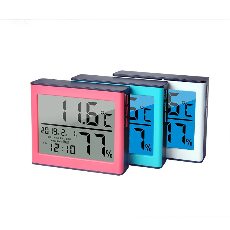 Новый многофункциональный комнатный термометр гигрометр Будильник ЖК цифровые