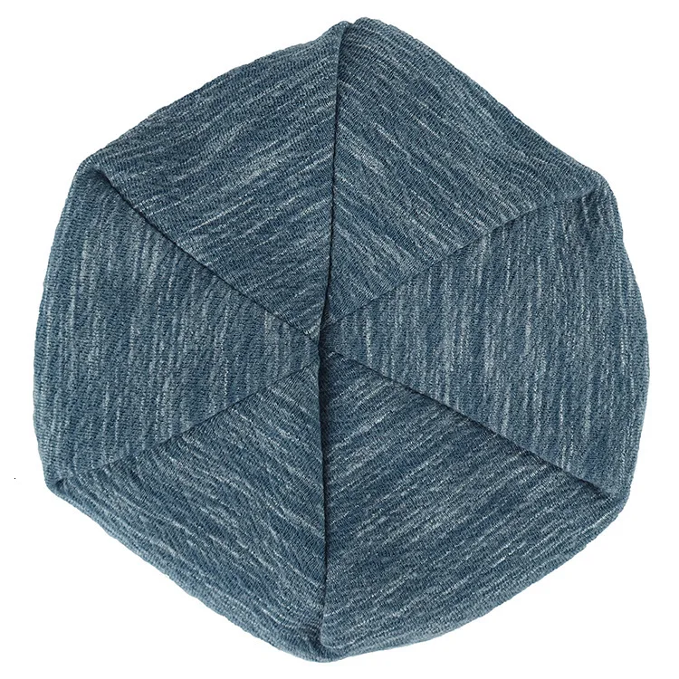 Зимняя теплая шапка мужская и женская зимняя хлопковая вязаная модная в стиле