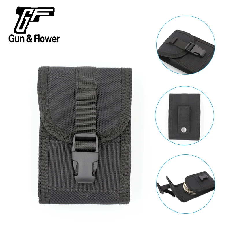Нейлоновый чехол-кобура с изображением пистолета и цветов Тактический