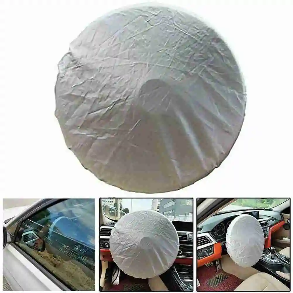 

1 Pcs Car Sun Shade Cover Steering Wheel Sun Block For GM Sunscreen Insulation Sheath Steering Sleeve Wheel Z3C7