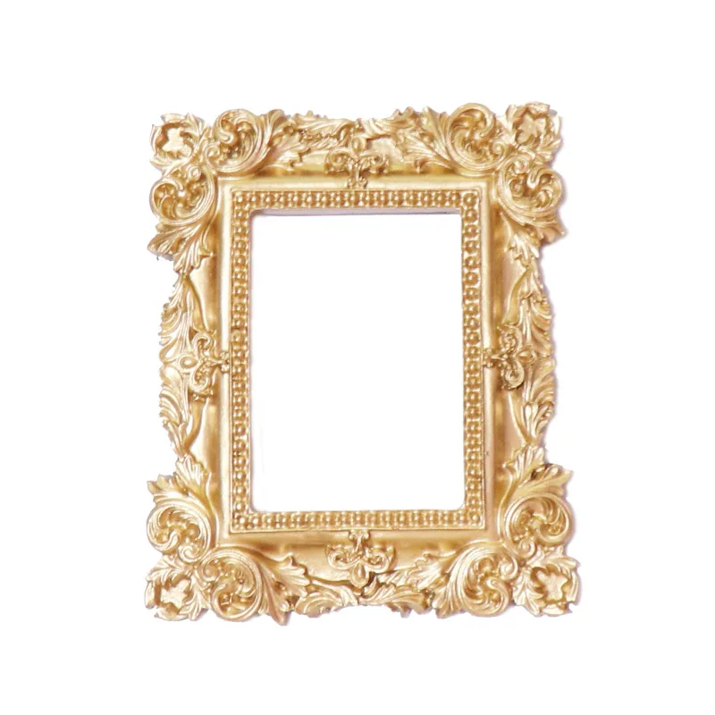 Европейский Викторианский стиль ретро медный цвет Смола фото украшения для