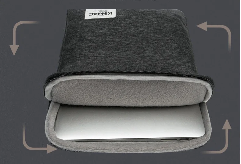 Новейший бренд Kinmac сумка для ноутбука 1", 14", 14,", 15", 15,6 дюймов, чехол для MacBook Air Pro 13,3, 15,", Прямая поставка