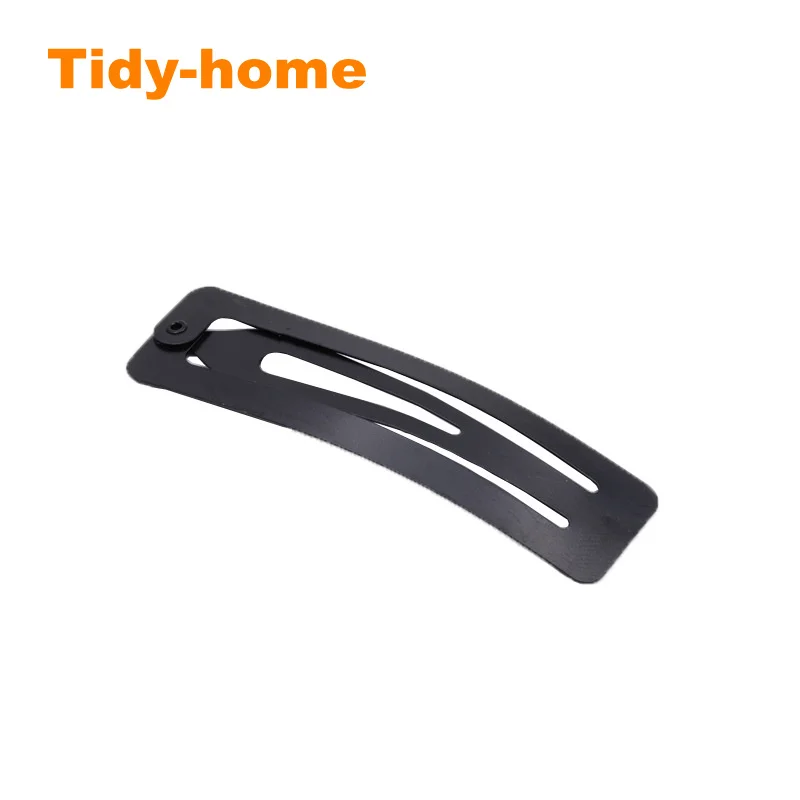 Оптовая продажа 50 шт. 8 см Большой размер Черный Серебряный Простой прямоугольный