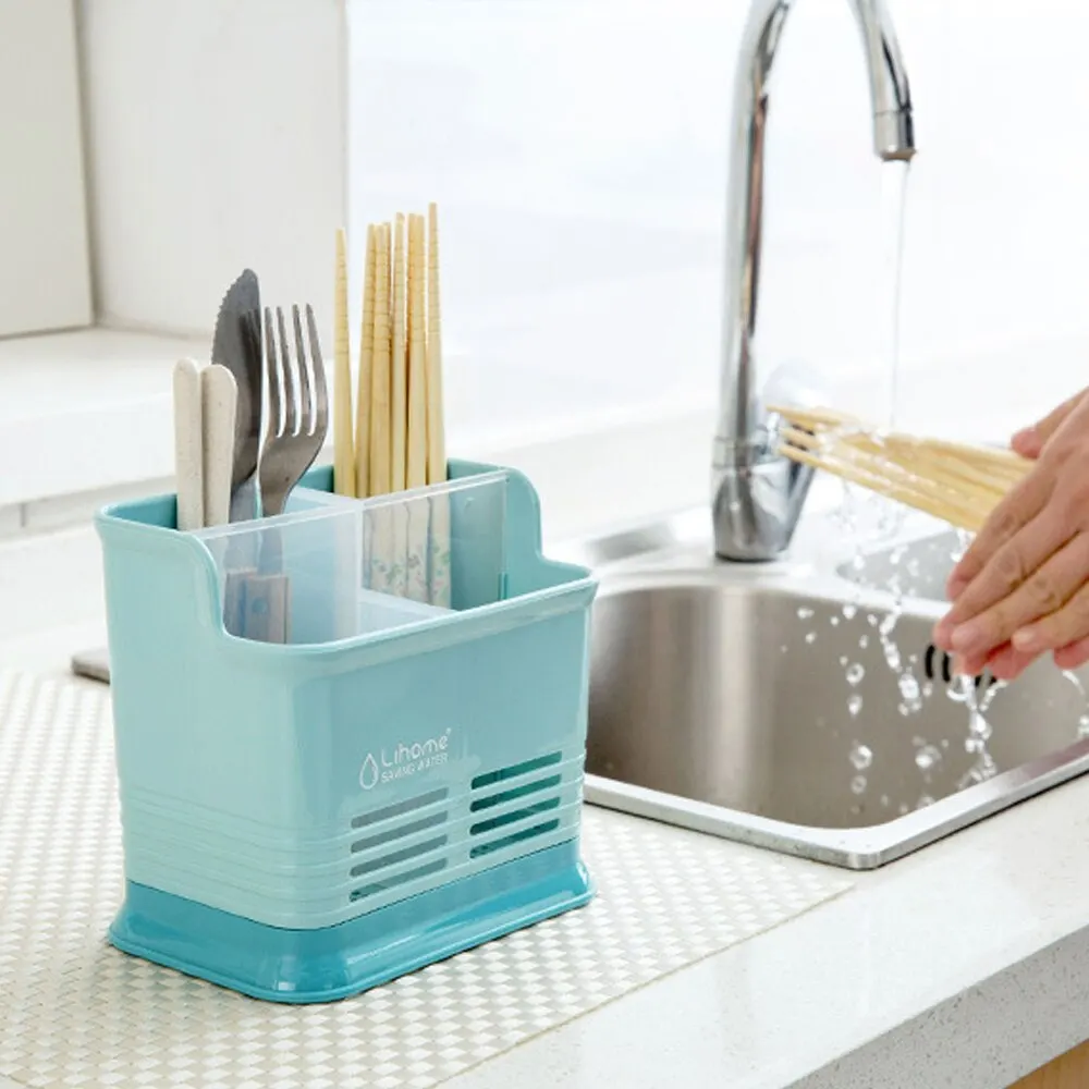 Отделительная коробка для хранения столовых приборов кухонный ящик органайзер