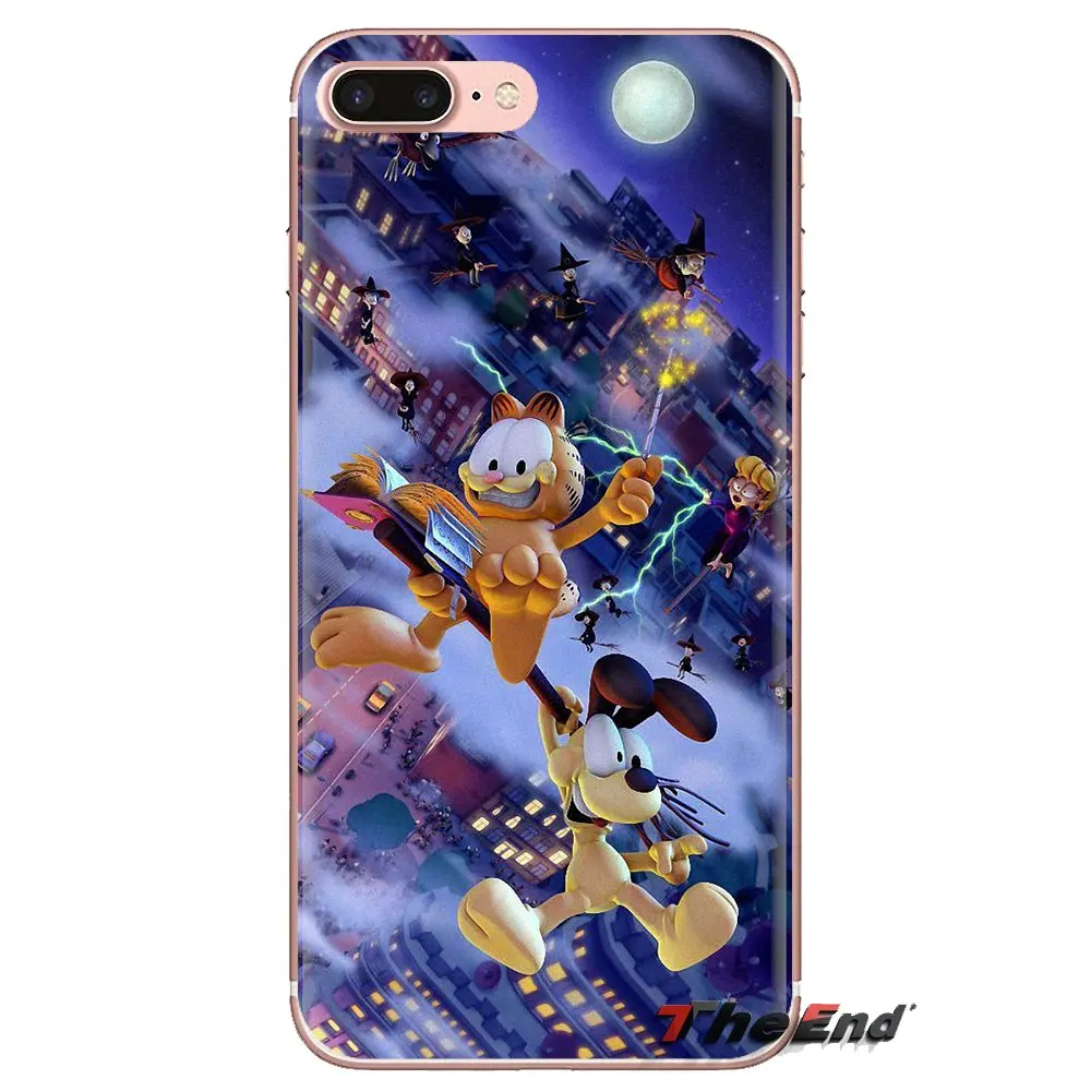 Для Xiaomi Mi3 samsung A10 A30 A40 A50 A60 A70 Galaxy S2 Note 2 большое ядро Prime милый мультфильм Гарфилд