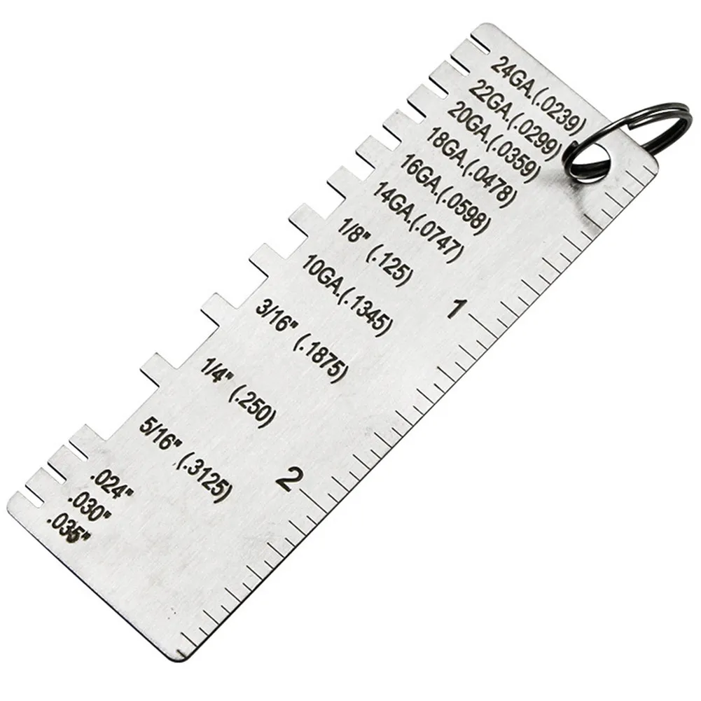 

Metal Weld Gauge Welding Gauge Electroplating Size Inspection Tool Woodworking Measuring Welding Gauge Measuring Ruler