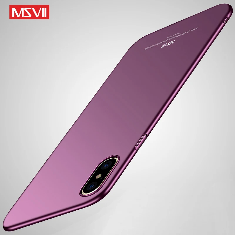 Для iPhone 11 Pro Max чехол MSVII матовый чехол для Apple iPhone X XR XS Max XS iPhone Жесткий Чехол для iPhone11 Pro Max 11 чехол s