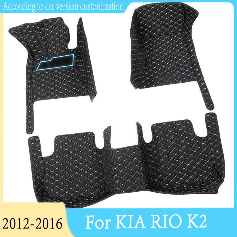 

Автомобильные коврики для KIA RIO K2 2012 2013 2014 2015 2016, водонепроницаемые коврики, коврики для приборной панели, коврики, коврики, автомобильные аксессуары, автозапчасти