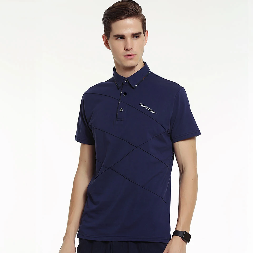 95% хлопок 5% спандекс Мужская рубашка поло модная хорошее качество большой размер