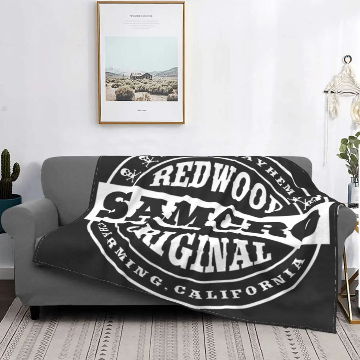 

Samcro-colcha a cuadros para cama, manta double, 220x240