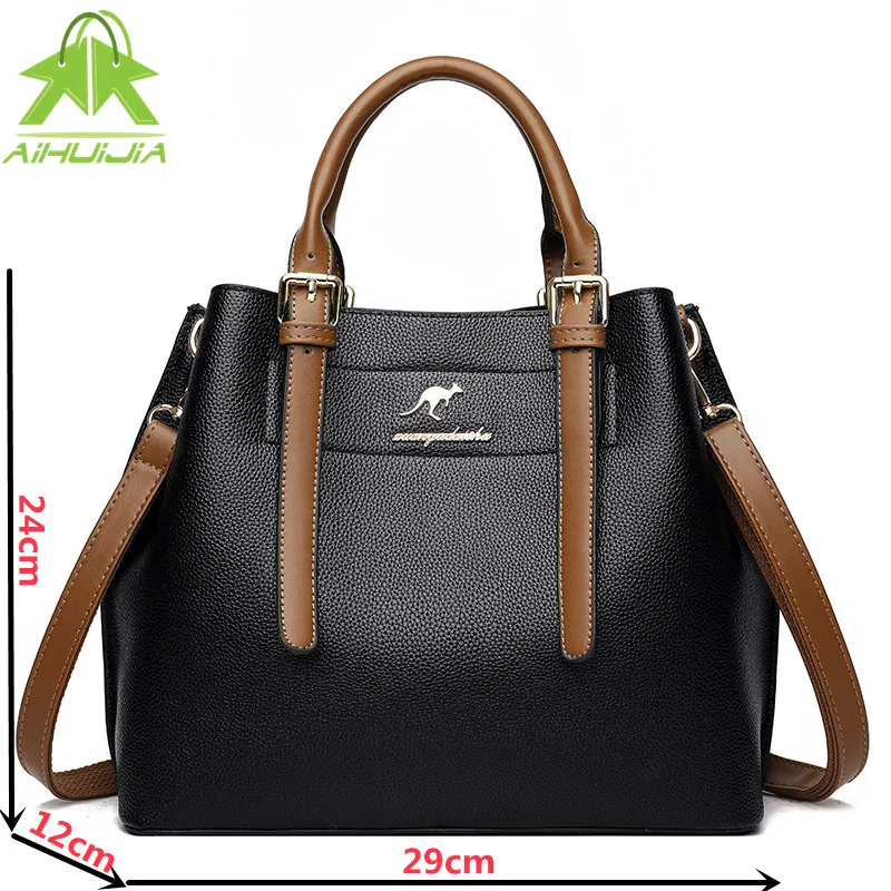 

Casual Vintage Shoulder Crossbody Bag for Women 2021 New Female High Quality Pu Leather Messenger Bag Designer Travel Handbags