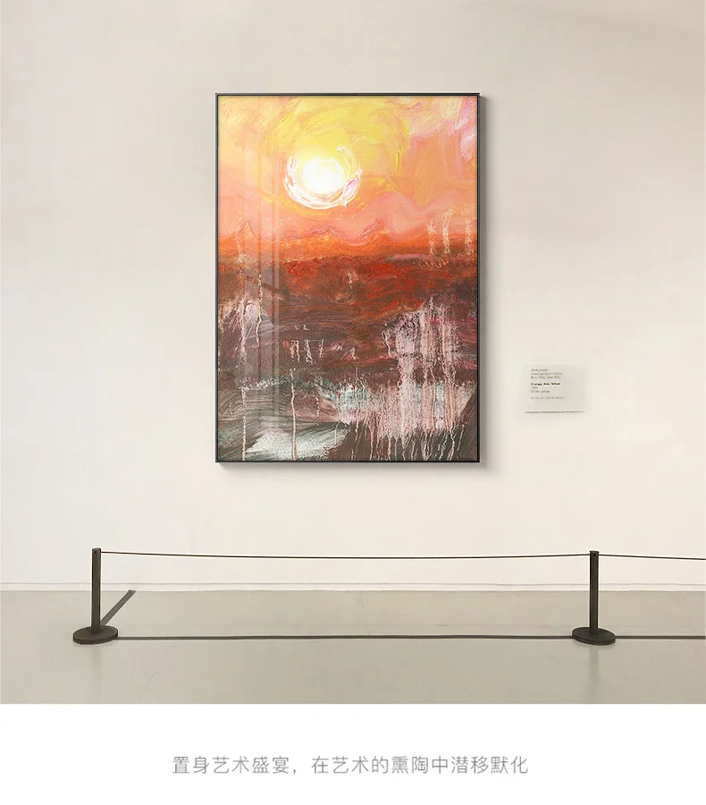 

Abstract Color Smudge Wall Art Canvas Painting Creative Monet style Art Pictures for Living Room Bedroom Figure Poster and Print