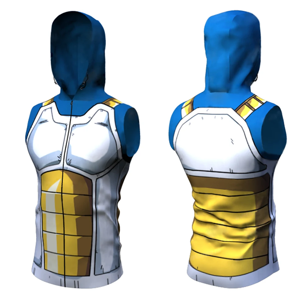 Brand Gyms Clothing Mens Bodybuilding Hooded Tank Top Cartoon Sleeveless Vest Sweatshirt Fitness Workout Sportswear Tops Male