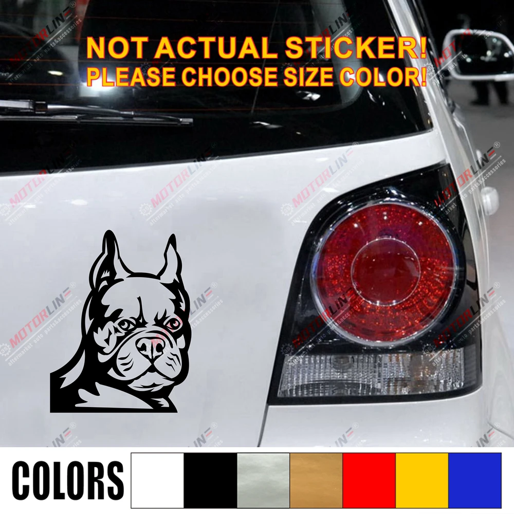 Французский бульдог Dod Франция автомобиль наклейка винил Грузовик Лодка высечка