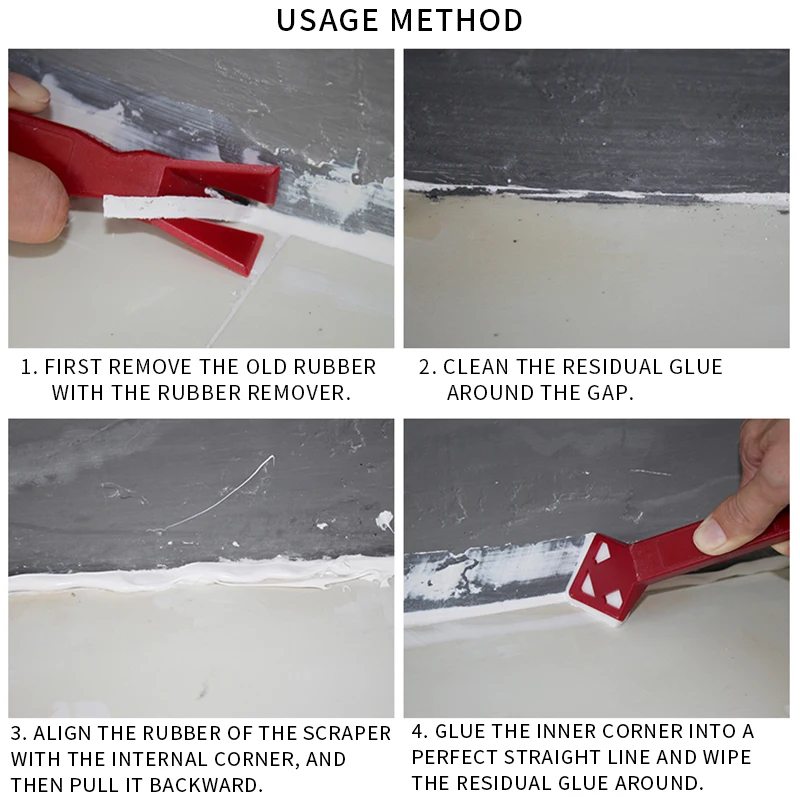 

Hot Sale 2 Pieces / set Mini Handmade Tools Scraper Utility Practical Floor Cleaner Tile Cleaner Surface Glue Residual Shovel