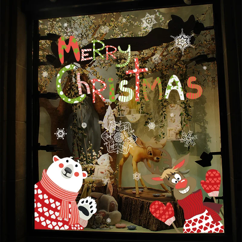 

Removable Santa Claus wall stickers to welcome Christmas