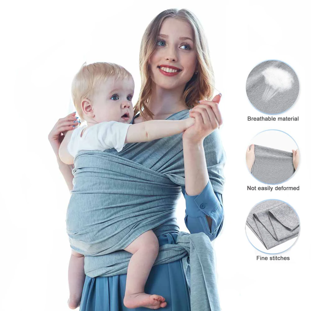 

Переноска для новорожденных, эргономичный Регулируемый шарф-слинг для грудного вскармливания