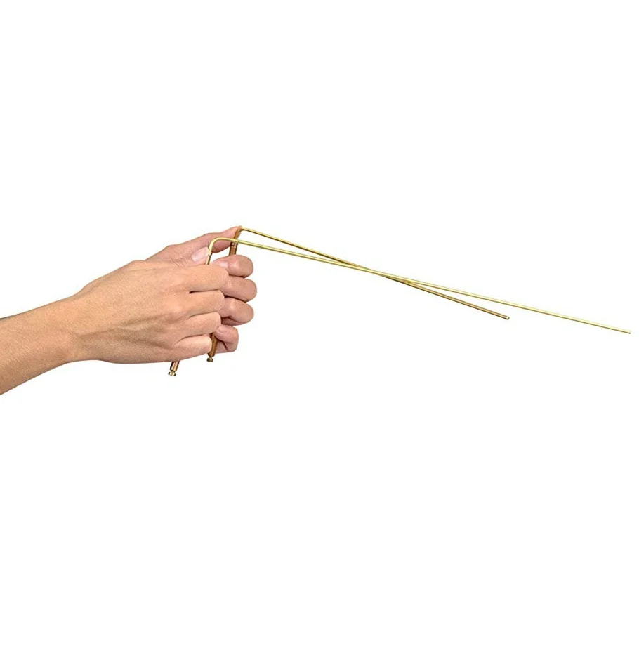 Одна пара твердых медных дюбельных стержней с ручками красиво изготовленные