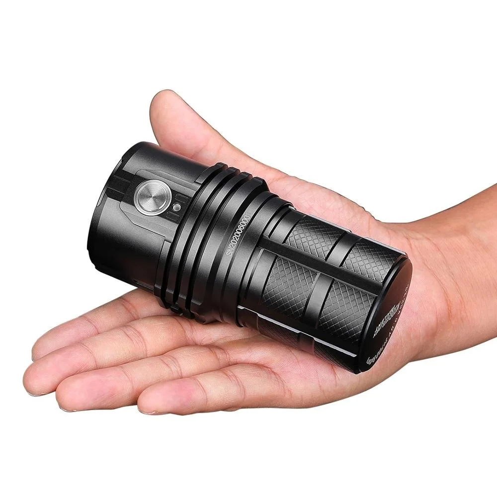 Дешево Светодиодный тактический перезаряжаемый фонарик IMALENT MS06 + MS03, фонарь CREE XHP для спасения, поиска, похода, кемпинга, езды на велосипеде, 25000 люме...