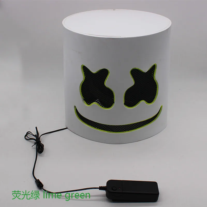 Светодиодный DIY EVA DJ Зефир Хэллоуин v для вендетты клоун страшная маска для Хэллоуина Косплей Реквизит вечерние барные маски