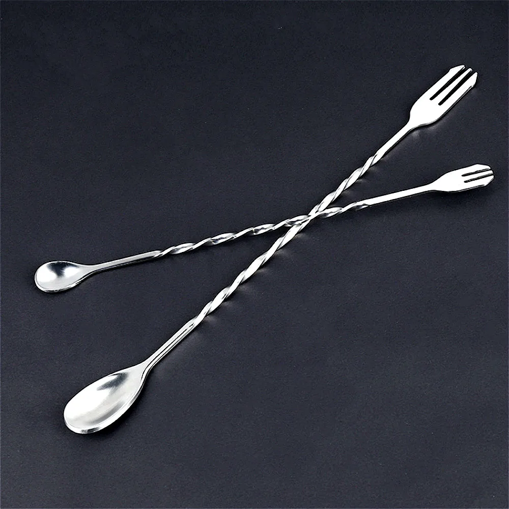 Горячая Распродажа ложка из нержавеющей стальной Резьбовой стержень палочка для