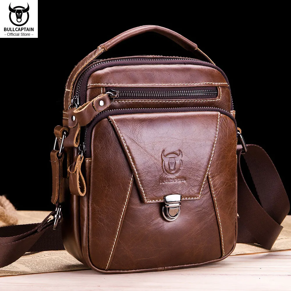 

New Man Business Crossbody Shoulder Bag Genuine Cow Leather Multi-function Handbags Male Large Capacity Messenger Bags Tote Bag