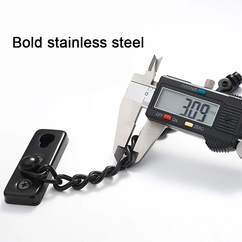 304 нержавеющая сталь Противоугонная дверная цепь замок для домашней