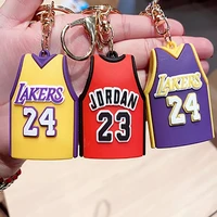 hot sale basketball jersey keychain diy fashion keychain for car keys accessories men gift 2021 new keyring bags pendant jewelry