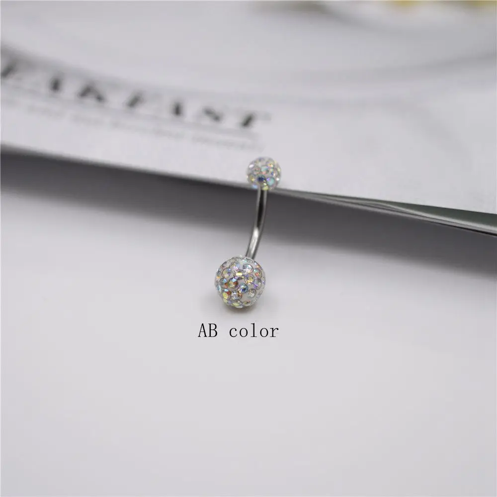 

Rose Highness Stainless Steel Diamond Ball Not Allergic Body Piercing Navel Act the Role Ofing is Tasted For Women