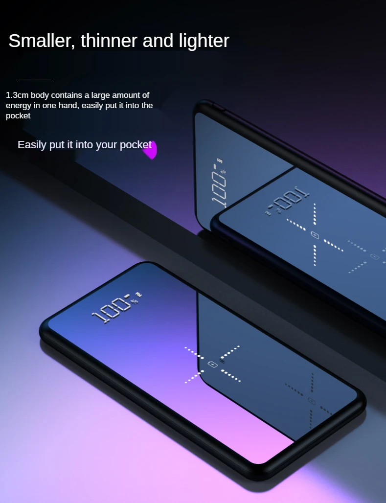 

10000 ma wireless charger mobile power back-up power portable iphone millet samsung phone charger