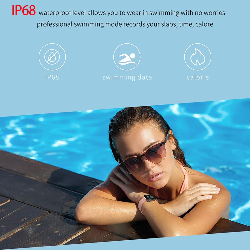 2019 LIGE Новые смарт-часы для женщин и мужчин IP68 Водонепроницаемые Смарт-часы