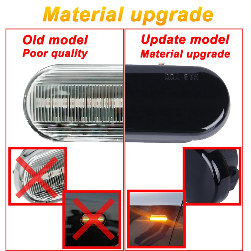 Последовательный Динамический светодиодный сигнал поворота для Ford C Max Fiesta Focus MK2