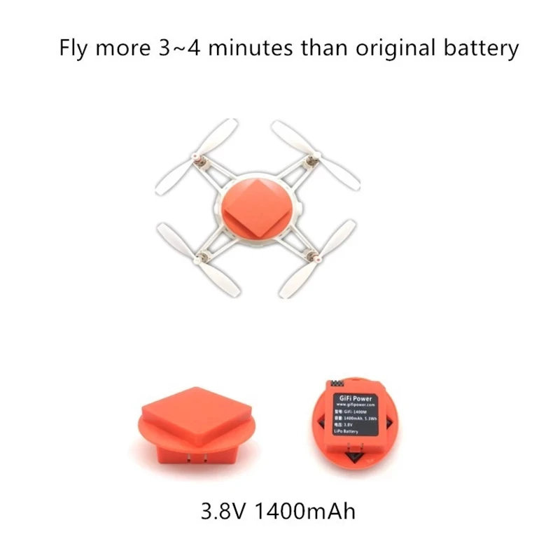 Акция 3 8 V 1400mah MITU Аккумулятор для Xiaomi MiTu Quadcopter Drone перезаряжаемая батарея |