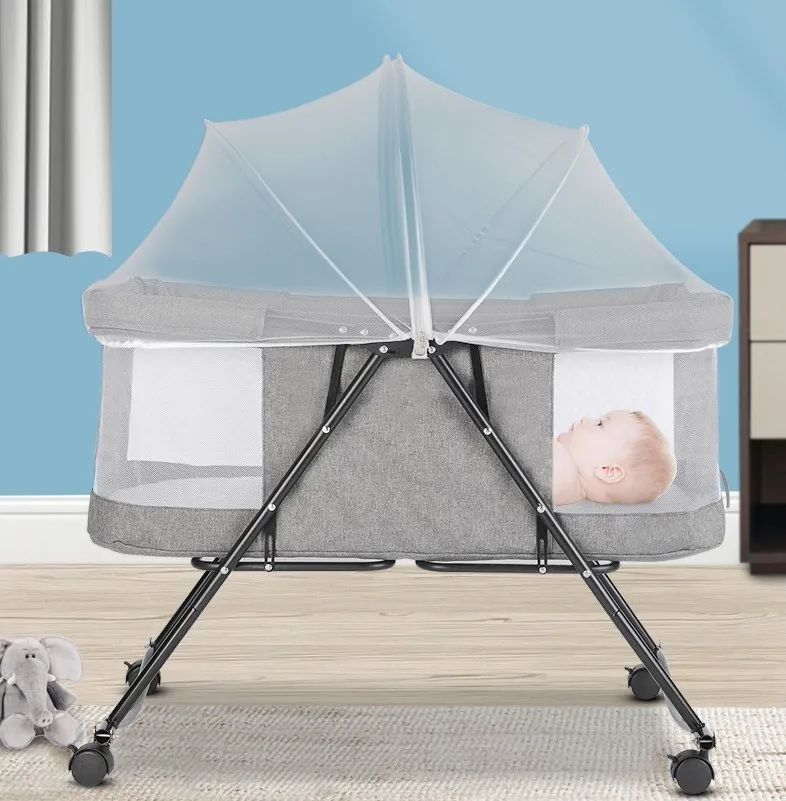

Baby Travel Portable Mobile Crib Newborn Nest Travel Bed Infant Toddler Cotton Cradle Sleepping Bed Pillow Cot Cradle HWC