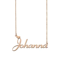 johanna name necklace custom name necklace for women girls best friends birthday wedding christmas mother days gift