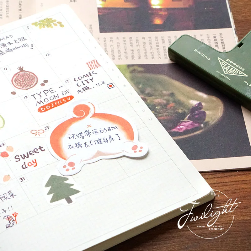 * Креативные милые животные Нижняя серия канцелярские заметки планировщик