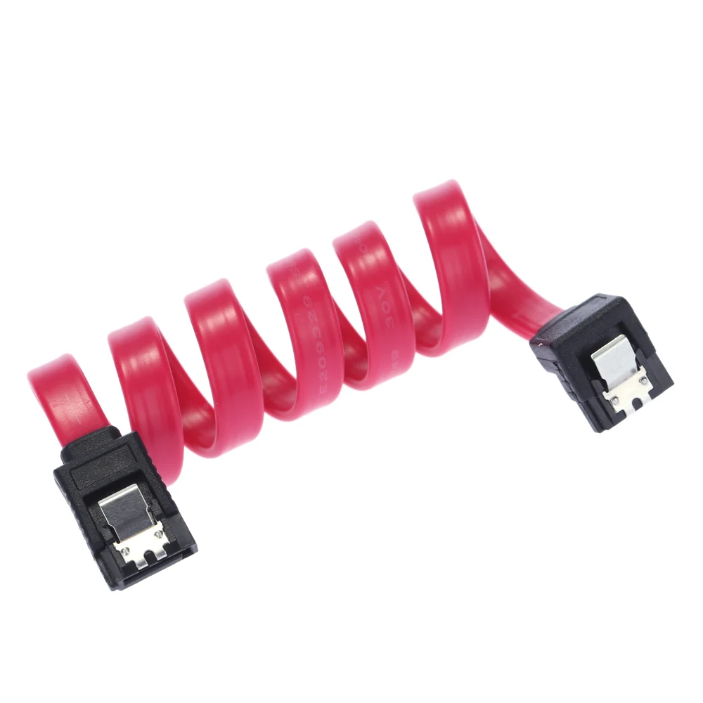 SATA 2 0 высокоскоростной прямой/правый угол разъем кабель для передачи данных Шнур