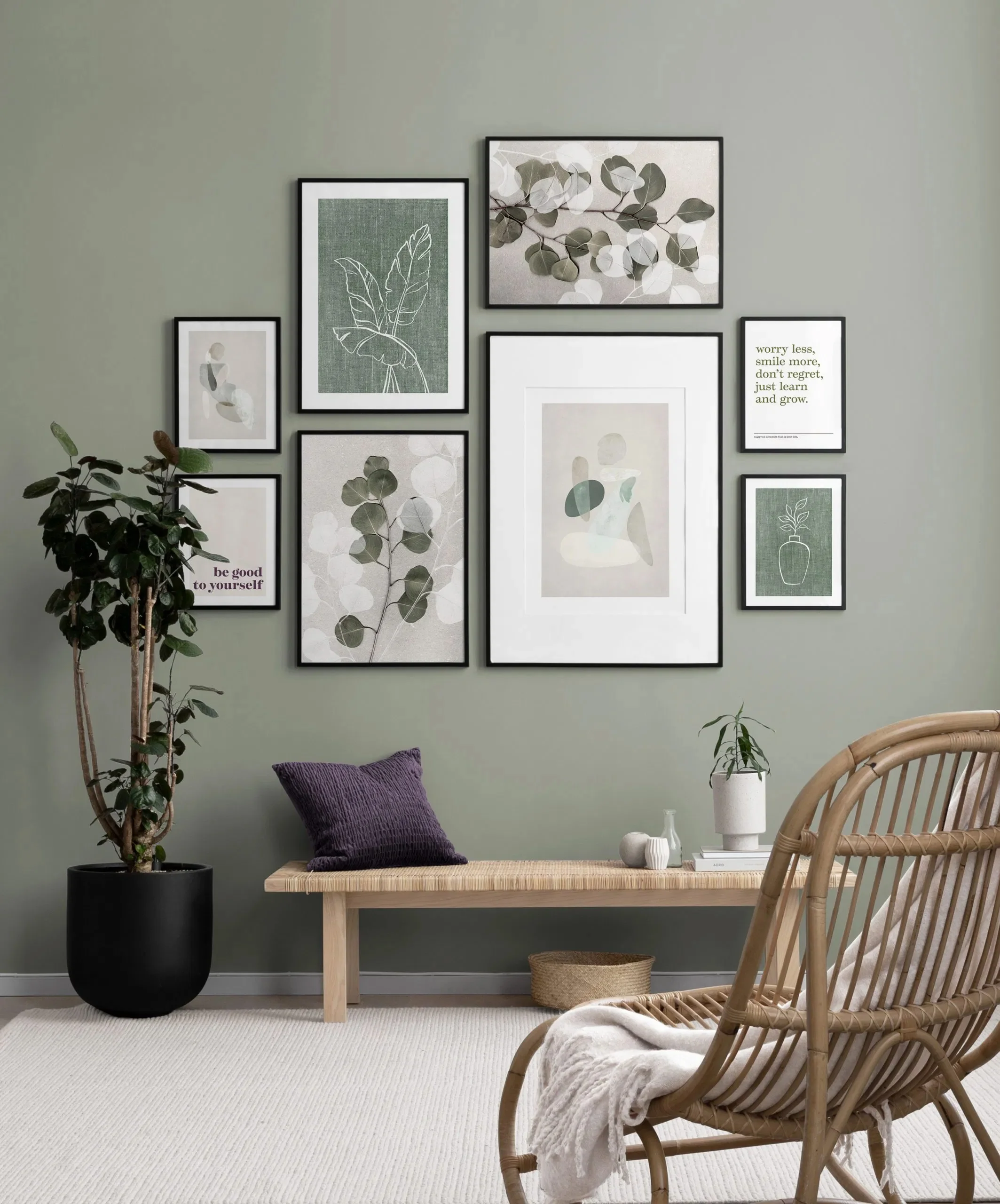 

Scandinavian Botanical Leaf Wall Poster Nordic Abstract Plant Canvas Print Painting Contemporary Art Tropical Decoration Picture