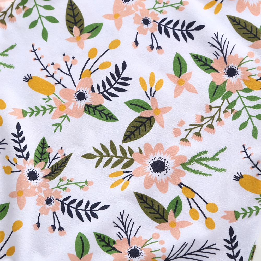 2019 летний хлопковый Новый комбинезон для новорожденных девочек детский с